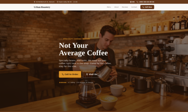 House-Roasted Single-Origin Coffee Beans